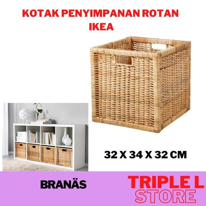 

Terlaris Kotak Penyimpanan Keranjang Storage Box Rotan 32X34X32 Cm Brs