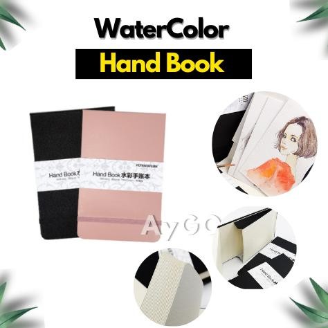 

Watercolor Sketchbook / Hand Book Watercolor hardcover / Handbook AST