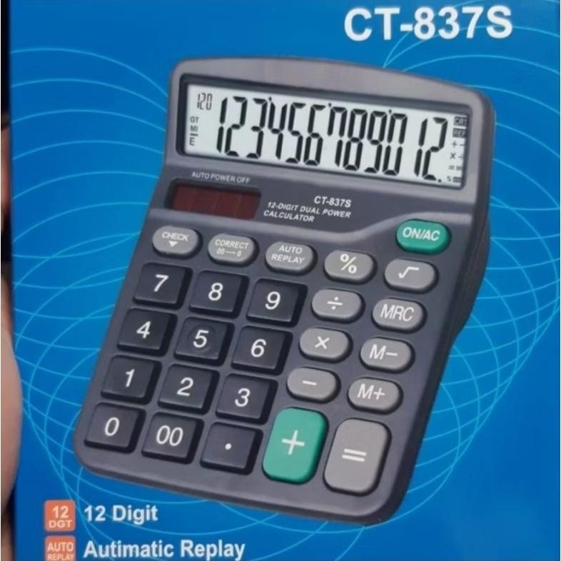 

Kalkulator Murah Ct-837S 12 Digit Check Ulang AST