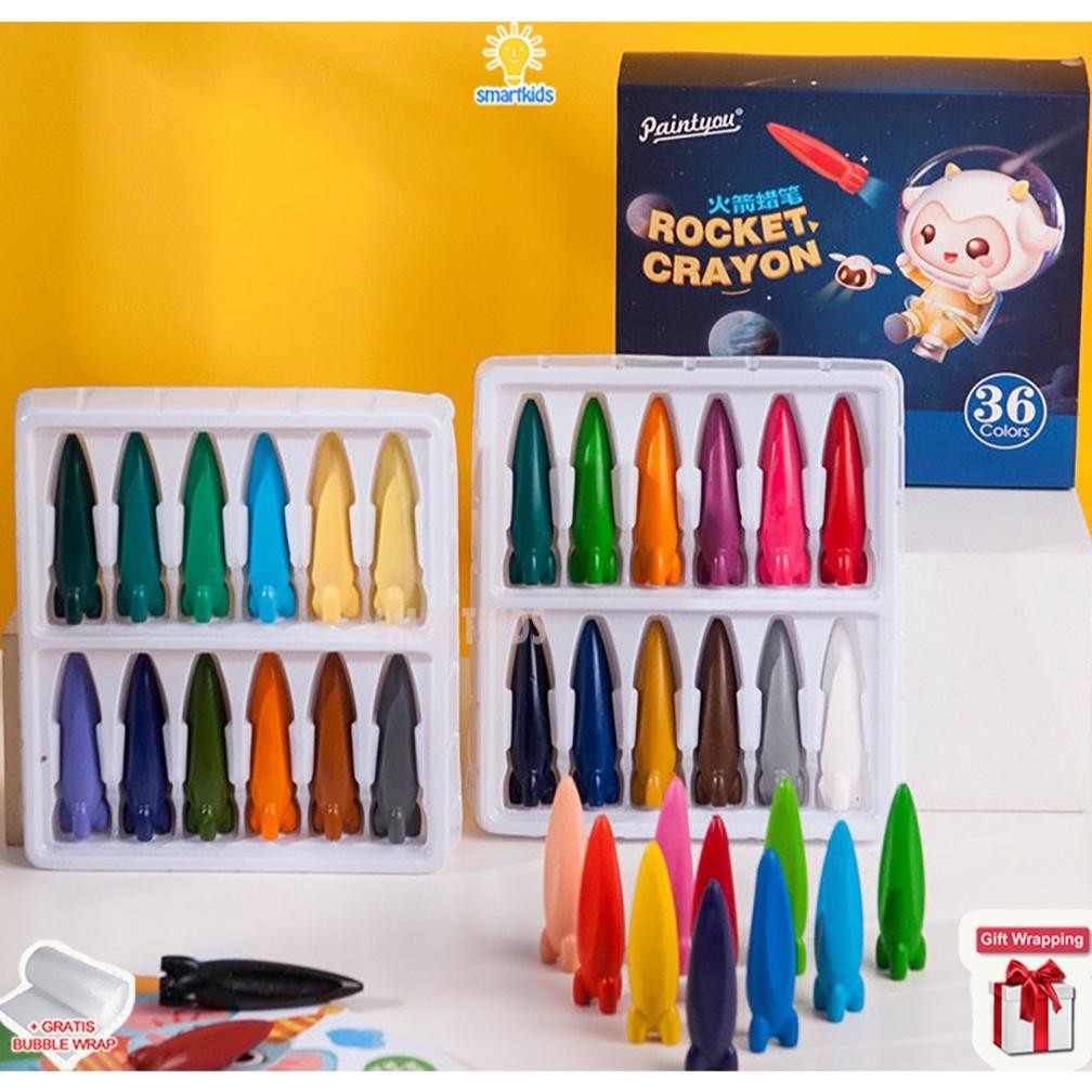 

Rocket Krayon Warna Cerah Tangan Bersih Crayon Minyak Oil Pastel Menggambar Anak Stationery Art Craft Edukasi Kreativitas Imajinasi Color AST