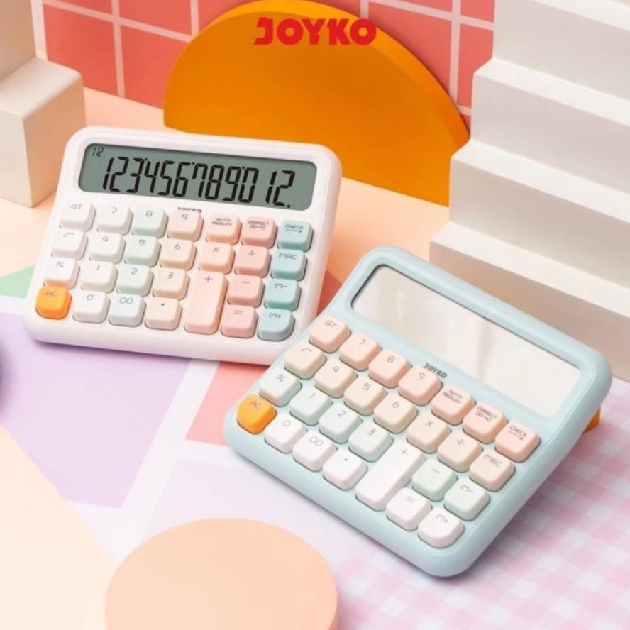 

Kalkulator Rainbow JOYKO CC-63ACO - Calculator Pastel 12 Digit Tombol Fancy Korea AST