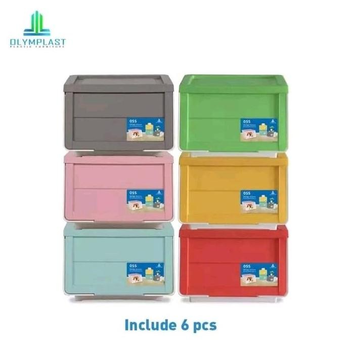 

Terlaris Olymplast Oss Container Box / Plastik Kotak Penyimpanan Dengan Tutup
