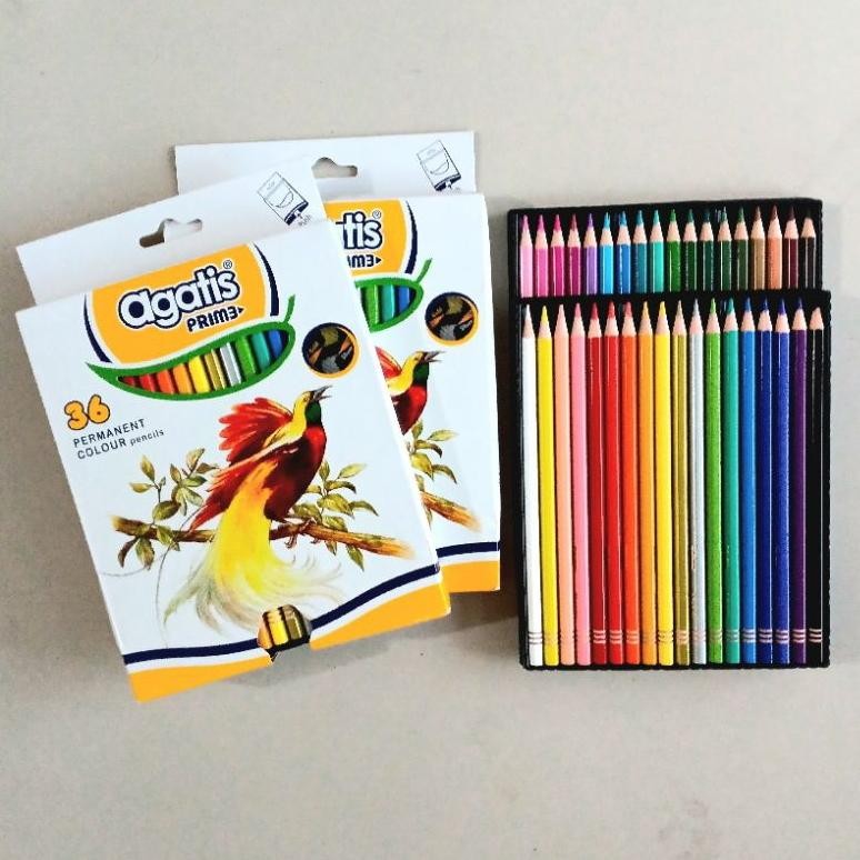 

Pensil Warna Colored Pencils Agatis Prime 36 Warna Panjang ( Set ) [ Original ] AST