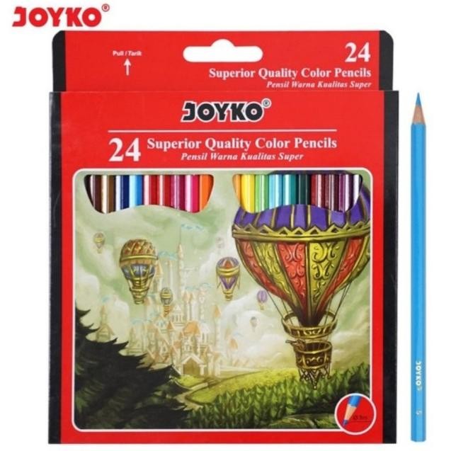 

1 Set - Pensil Warna Joyko 24 Panjang CP-24PB AST