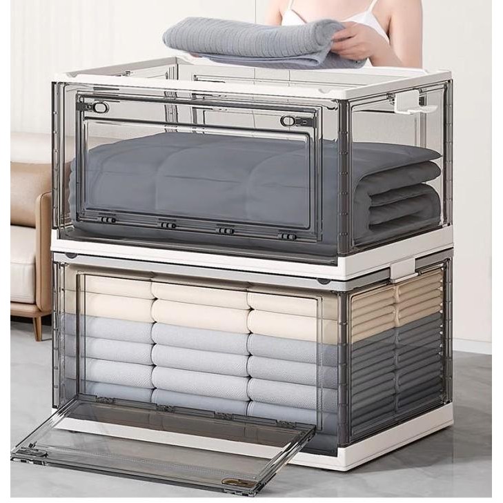 

Terlaris Dapat Dilipat Storage Box Kapasitas Ekstra Besar Kontainer Box Mainan Box Kotak Penyimpanan Serbaguna Pakaian Box Penyimpanan Multi-Spesifikasi Kotak Plastik