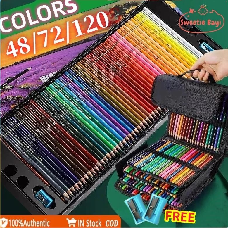 

SweetieBayi48/72/120 Warna High Grade Oil Pencil Color Pensil Warna Minyak AST