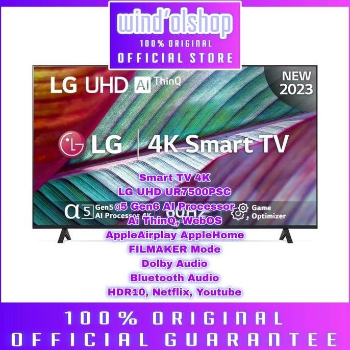 Big Sale- Lg 43Ur7500Psc Smart Tv 4K Uhd Hdr10 43Ur7500 43 Inch, 43Ur75 Thinq Ai
