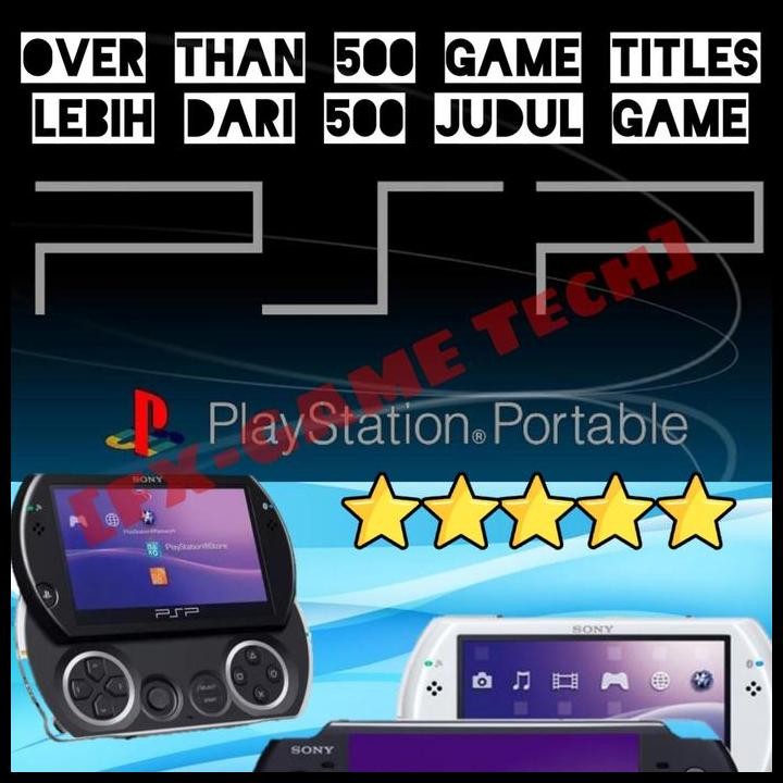 Mmc Memory Card Psp Playstation Portable Full Game + Adaptor Pro Duo Terbaru