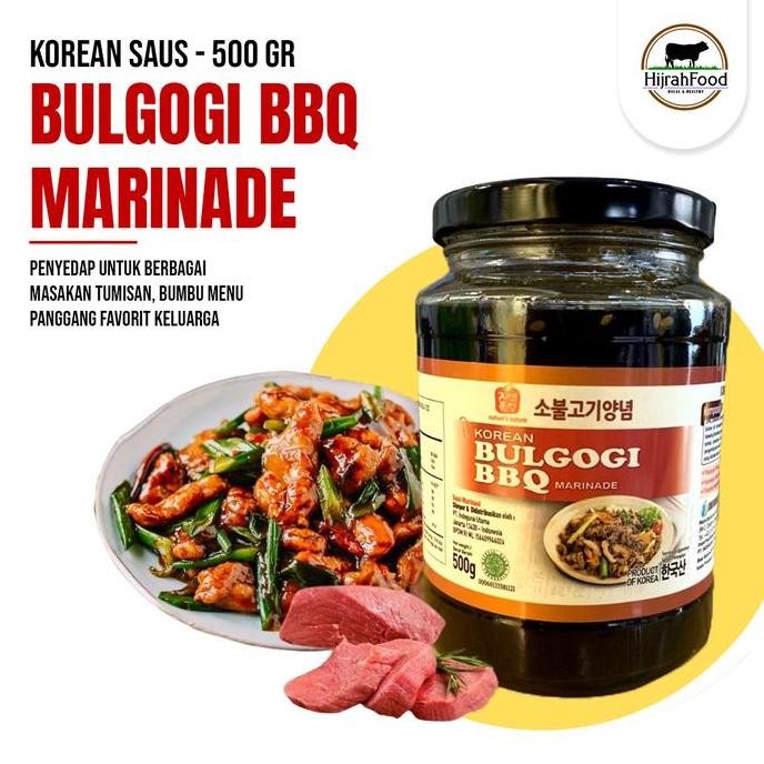 

Terlaris Jinsung Korean Beef Bulgogi BBQ Marinade Sauce | Saus Marinasi Bulgogi SALE