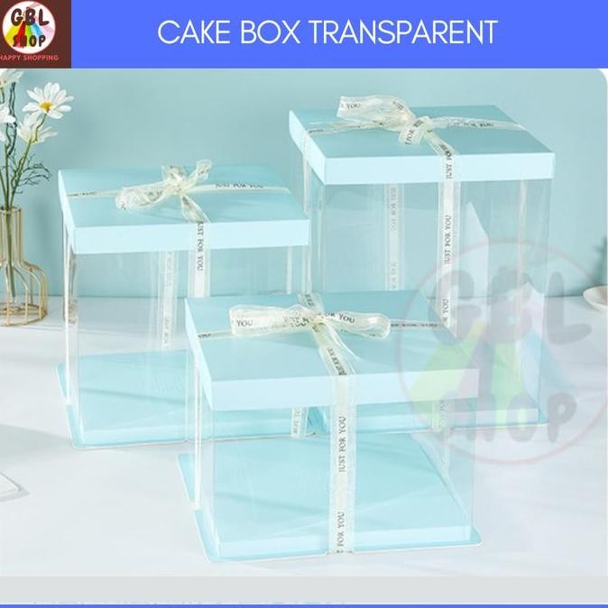 

Cake Box Mika 23X23X16 Kotak Kue Ulang Tahun Hadiah ( 5Pcs )