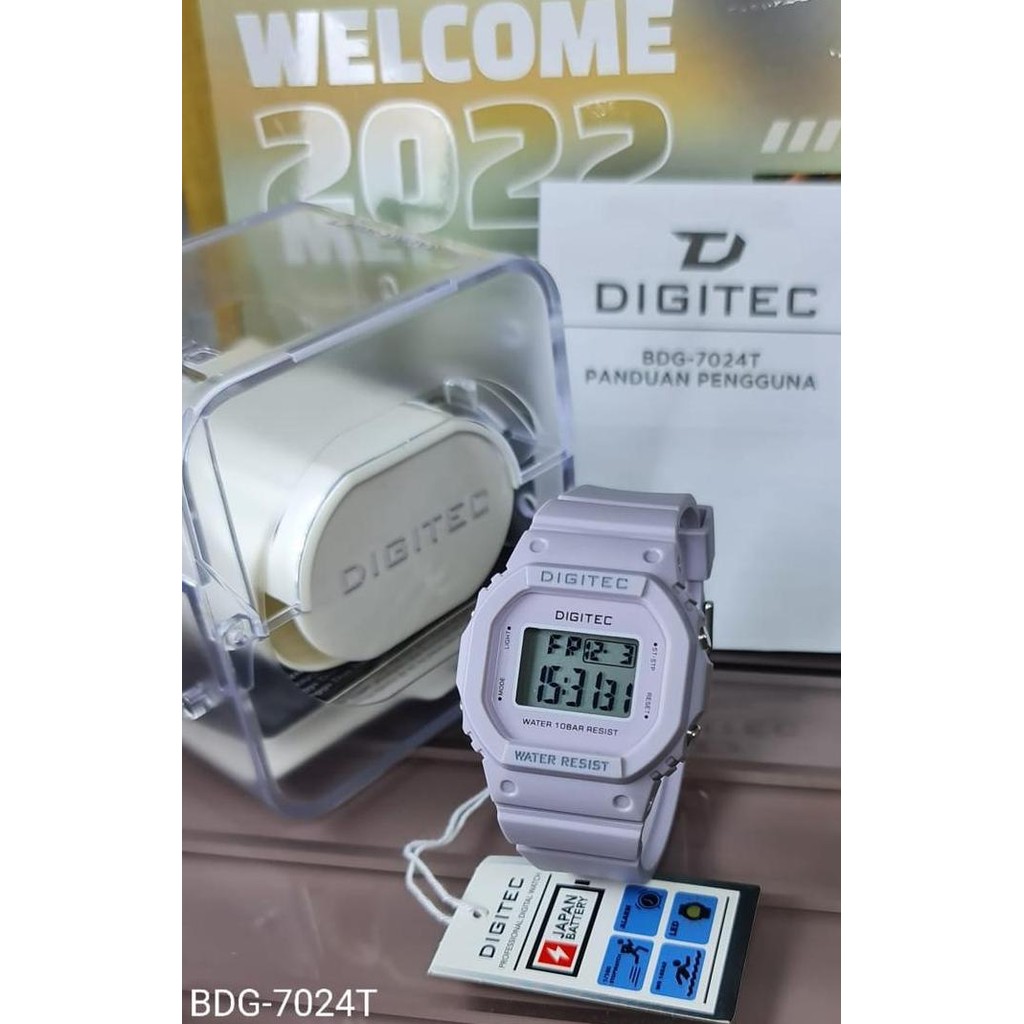 Tersedia JAM PRIA DIGITEC DG 7024 DIGITAL TIME KECIL ORIGINAL ANTI AIR ( 9 WARN