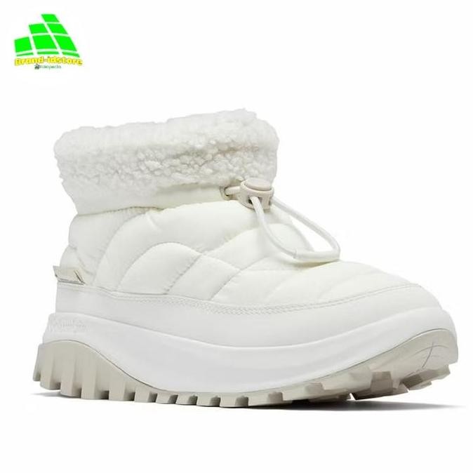 Tersedia Columbia Sepatu Winter Wanita Omni-Heat Snowtrot Shorty Waterproof Original White