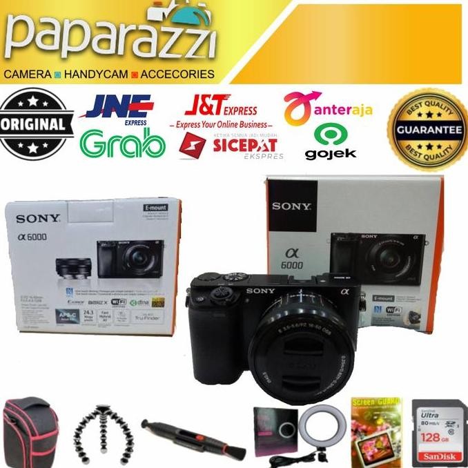Tersedia SONY ALPHA A6000 KIT 16-50MM OSS/KAMERA SONY A6000 KIT 16/50MM/A6000