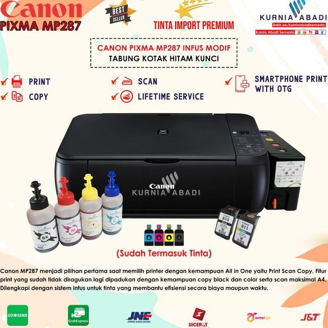 Murah Printer Canon Pixma Mp287 Infus Multi Function All In One