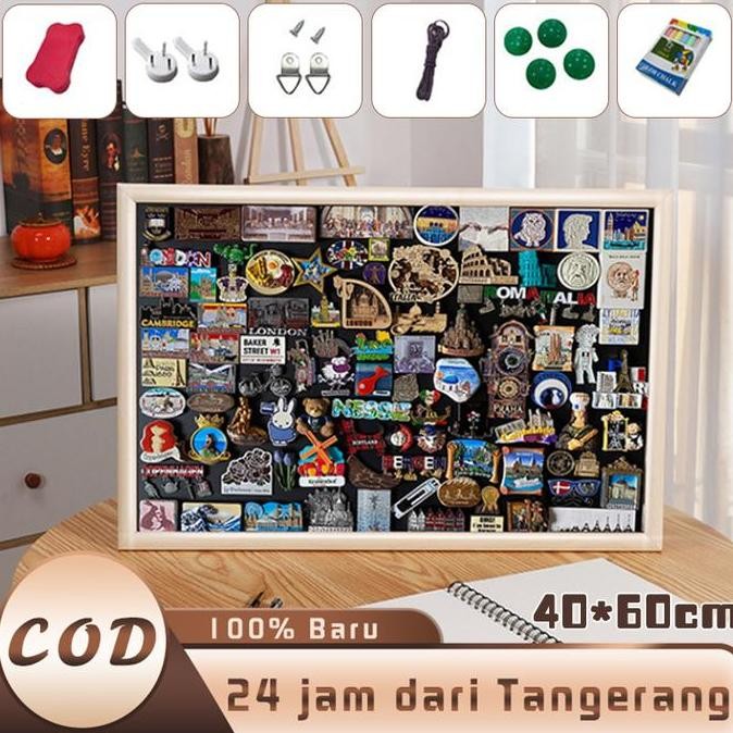 

New!! Papan Display Magnet Frame Magnetic Board 4060Cm Papan Magnet Gantung