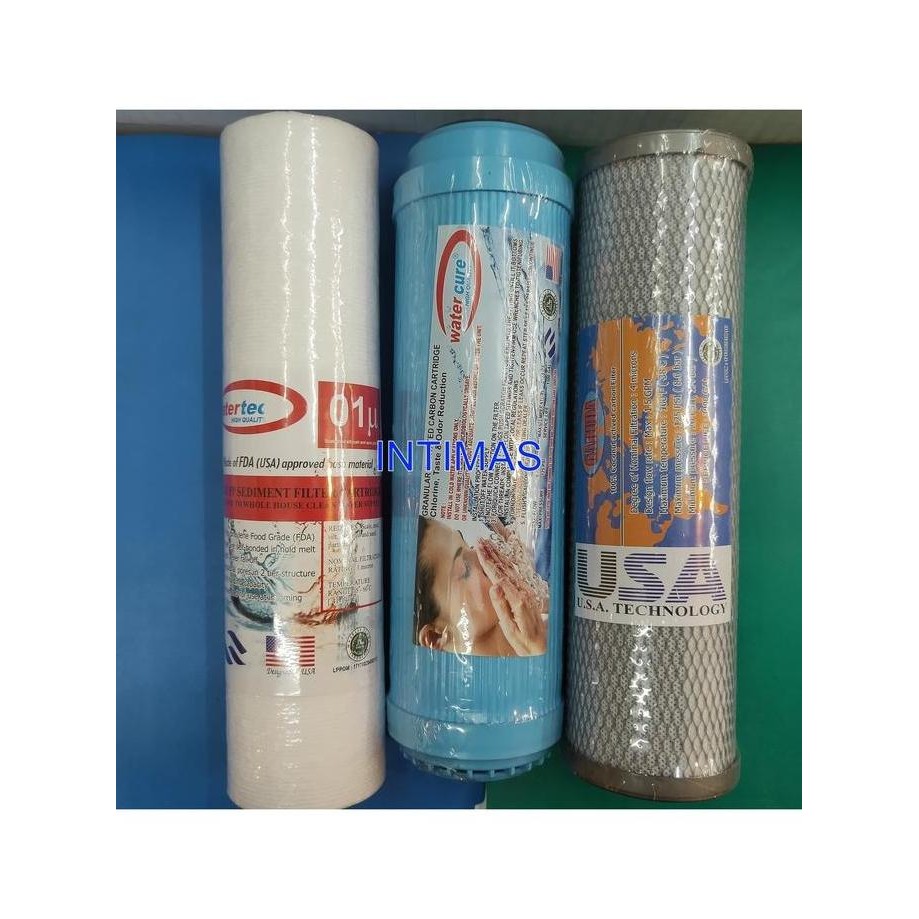Paket Refill Ro 3 Tahap -Filter Air - Mesin Ro Standar