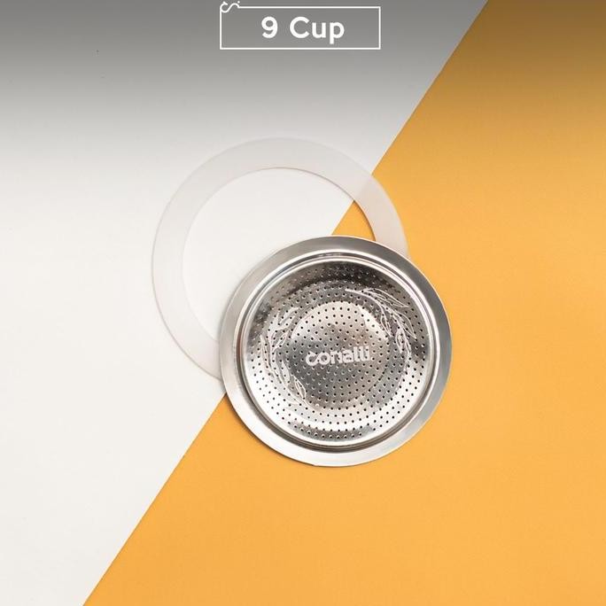 Conalli Gasket Mokapot 9 Cup Spare Part Gasket Moka Pot Seal Karet