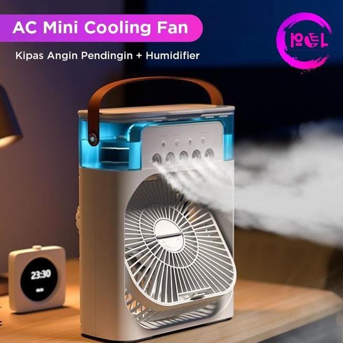 Kipas Mini | Ac Mini | Kipas Portable | Ac Portable | Kipas Angin Humidifier | Kipas Angin Lampu Led