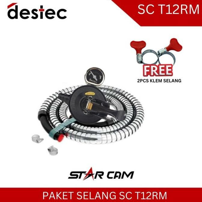 Starcam Paket Selang Gas + Regulator Meter Sc-T12Rms