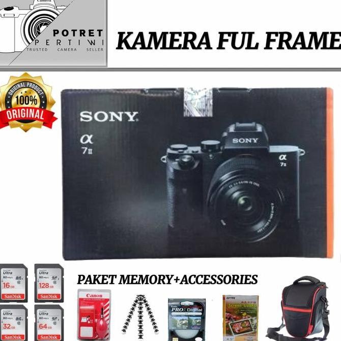 Tersedia SONY ALPHA 7 MARK II KIT FE 28-70MM / KAMERA SONY A7 MARK II 28-70MM