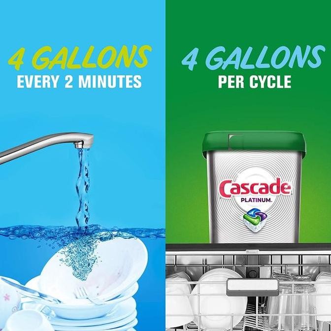 Cascade Platinum Dishwasher Pods Actionpacs Dishwasher Detergent