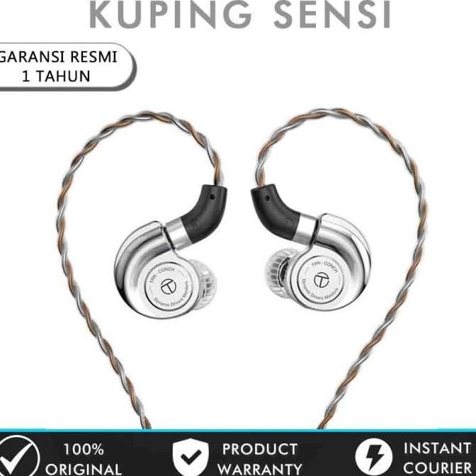 BEBAS ONGKIR - TRN Conch Earphone DLC Diamond Diaphragm Dynamic in-Ear Monitors