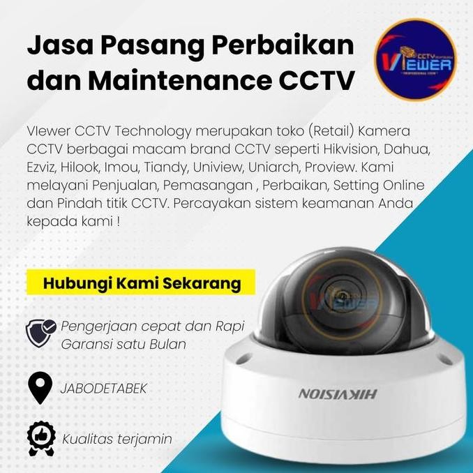 Tersedia PAKET PASANG CCTV 1 KAMERA VIEWER CCTV TECHNOLOGY