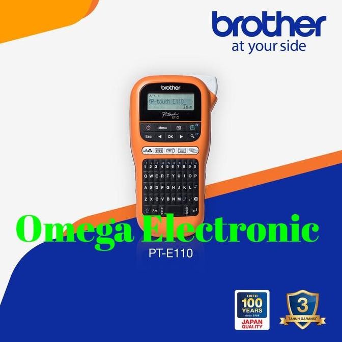 

Resmi Brother Label Printer Pt-E110Vp - Label Maker Electrician Model New Stok