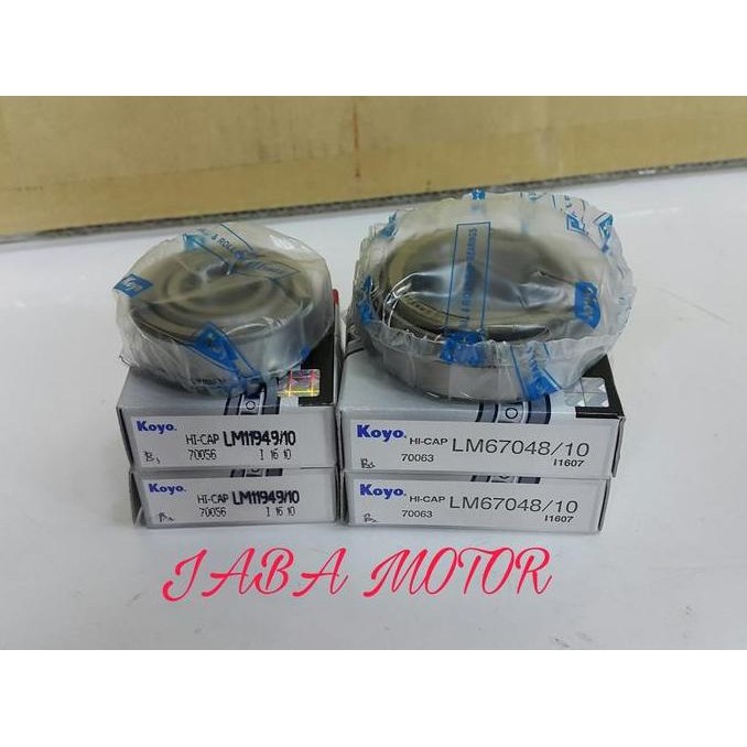 LAHAR/BEARING RODA DEPAN KIJANG SET MERK KOYO JAPAN