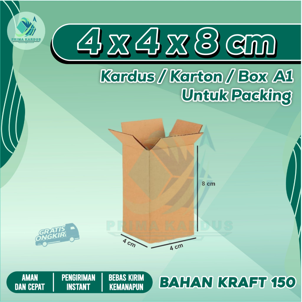 

Kardus Packing 4x4x8 | Box packing | Karton Packing