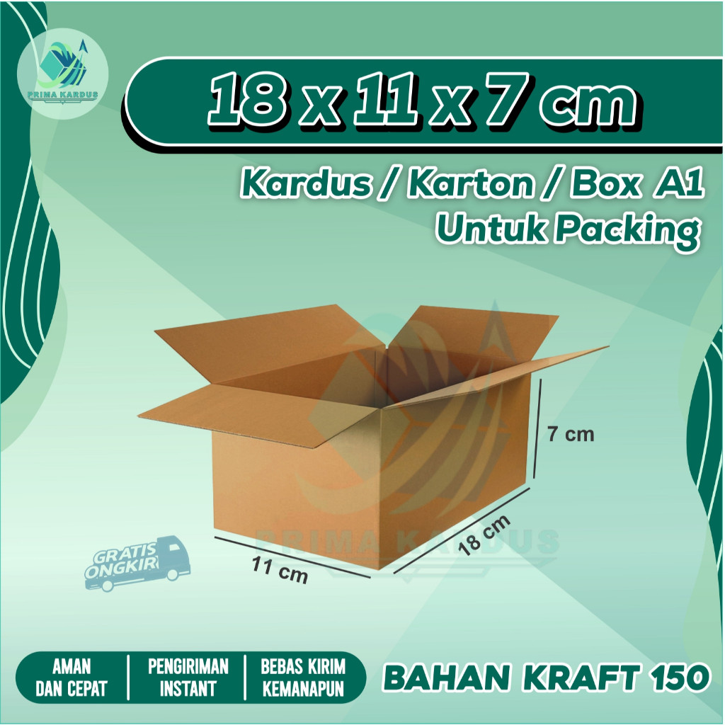 

Kardus Packing 18x11x7 | Box packing | Karton Packing