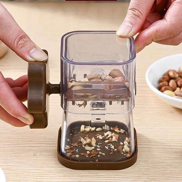 Alat Penggiling Kacang Tanah Mini Chopper Manual Penghancur Kacang Nut Hand Masher