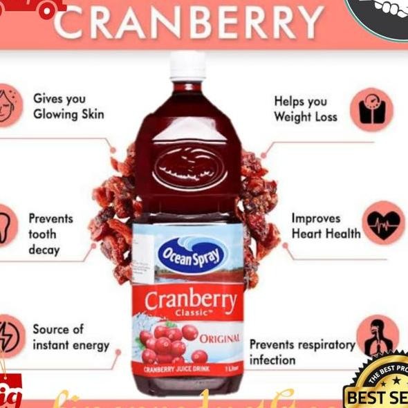 

Ocean Spray Cranberry 1Ltr Classic Fruit Jus Buah Usa