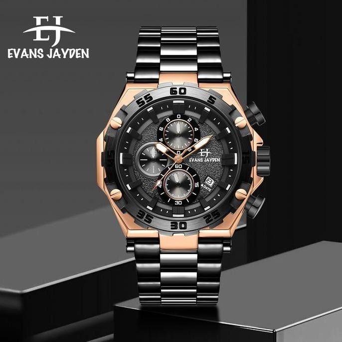 Sale Buy 1 Get 1..Jam Tangan Pria Evans Jayden Original 9840 Rt