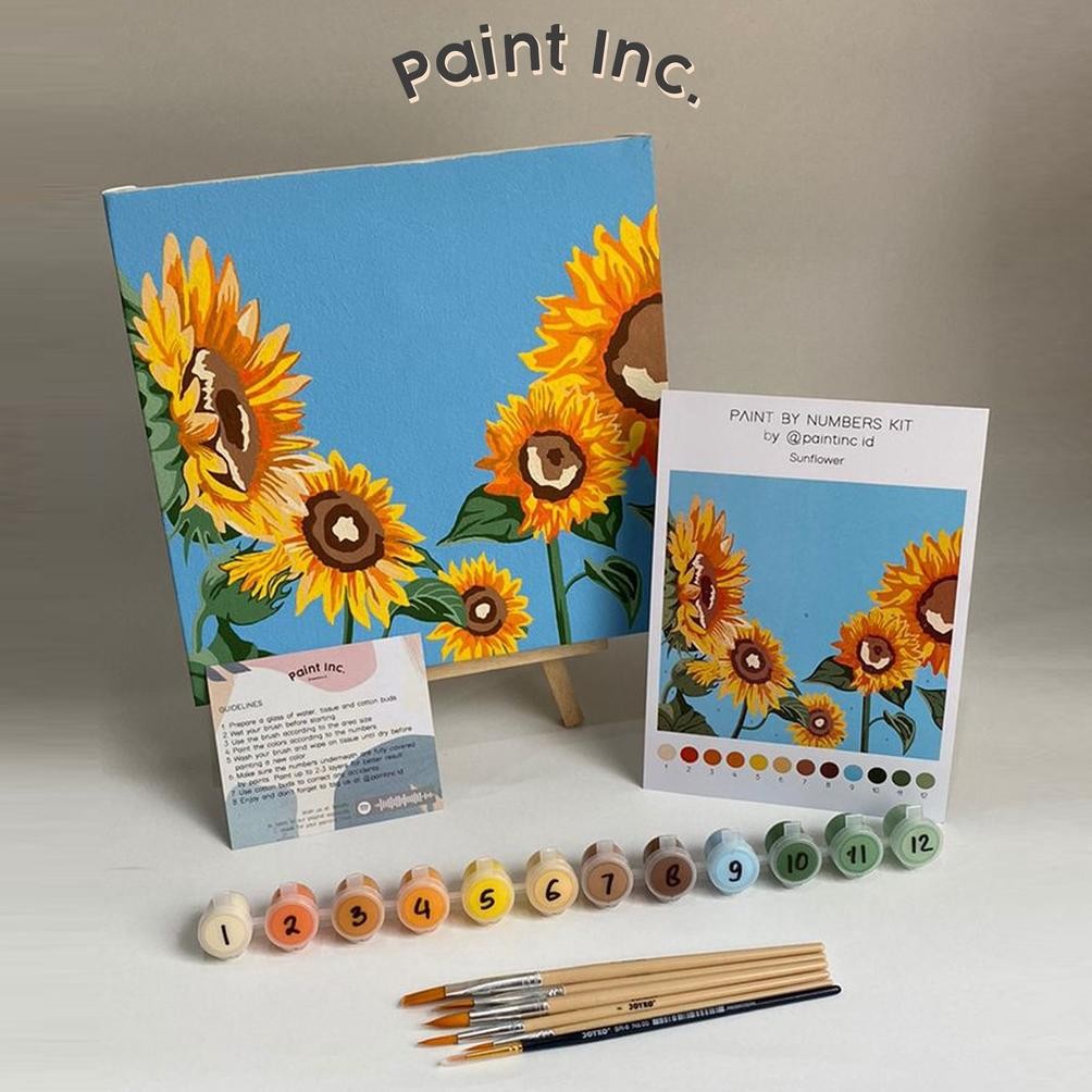 

Paint by Numbers Kit: Sunflower | Paint Inc. ID | Paint by Number | Painting Kit AST