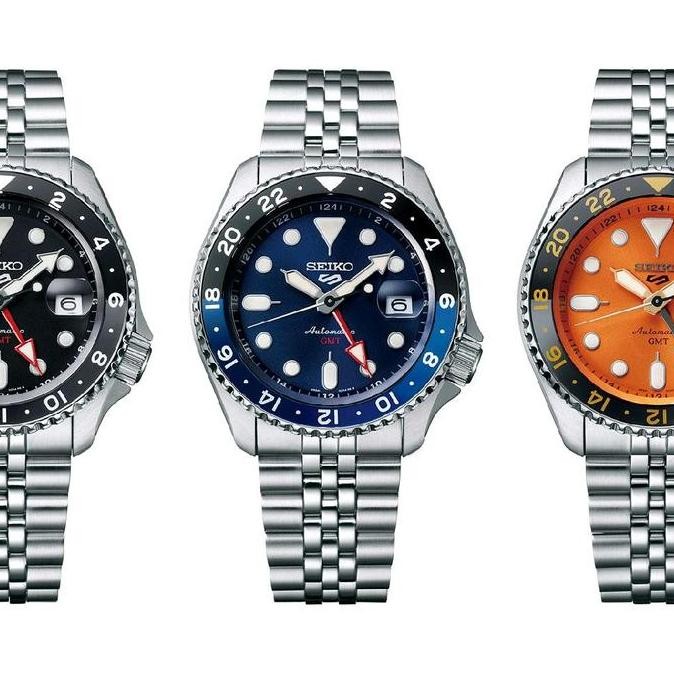 Sale Seiko 5 Gmt Ssk001K1 / Ssk003K1 / Ssk005K1 Automatic
