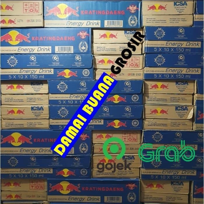 Kratingdaeng (50Botol x 150ml) 1 KARTON PROMO Ori