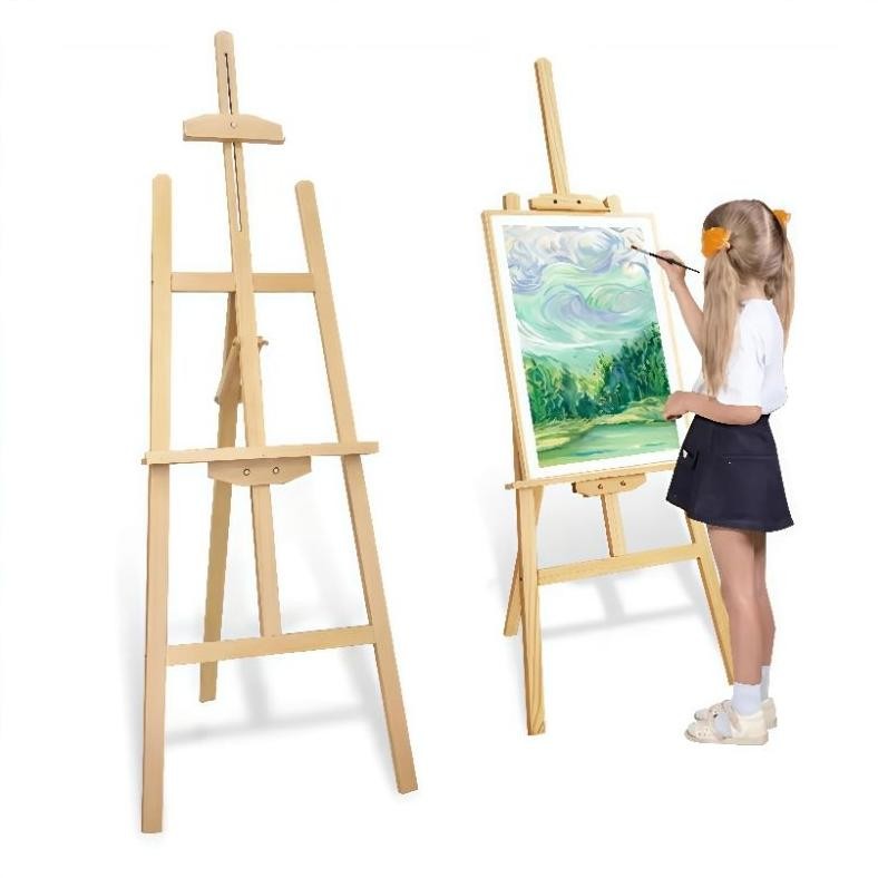

Easel Wooden Frame Lukis Foto Wedding Stand Kayu AST