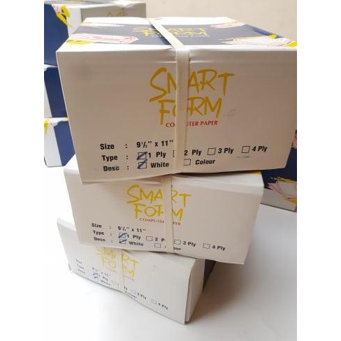 

TERMURAH - Continuous Form 1 ply ukuran 9.511 SMART FORM. K1 full
