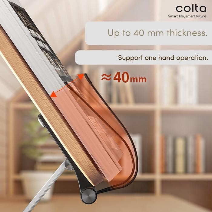 

Colta 360 Book Stand Dudukan Penjepit Sandaran Penyangga Tatakan Buku Original Dan Terpercaya