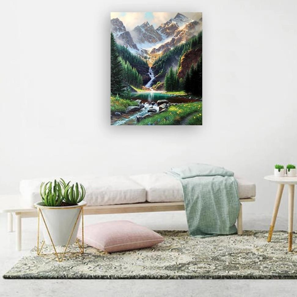 

DIY Canvas Paintings for Sale Paint by Numbers Adult Handmade Painting Wall Art AST