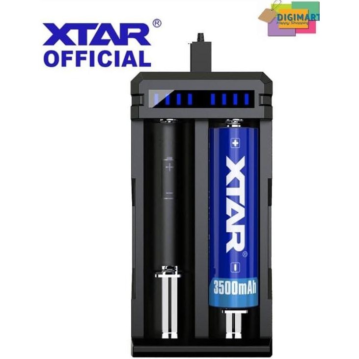 NEW XTAR SC2 LED Indicator USB Charging Smart Extended Version