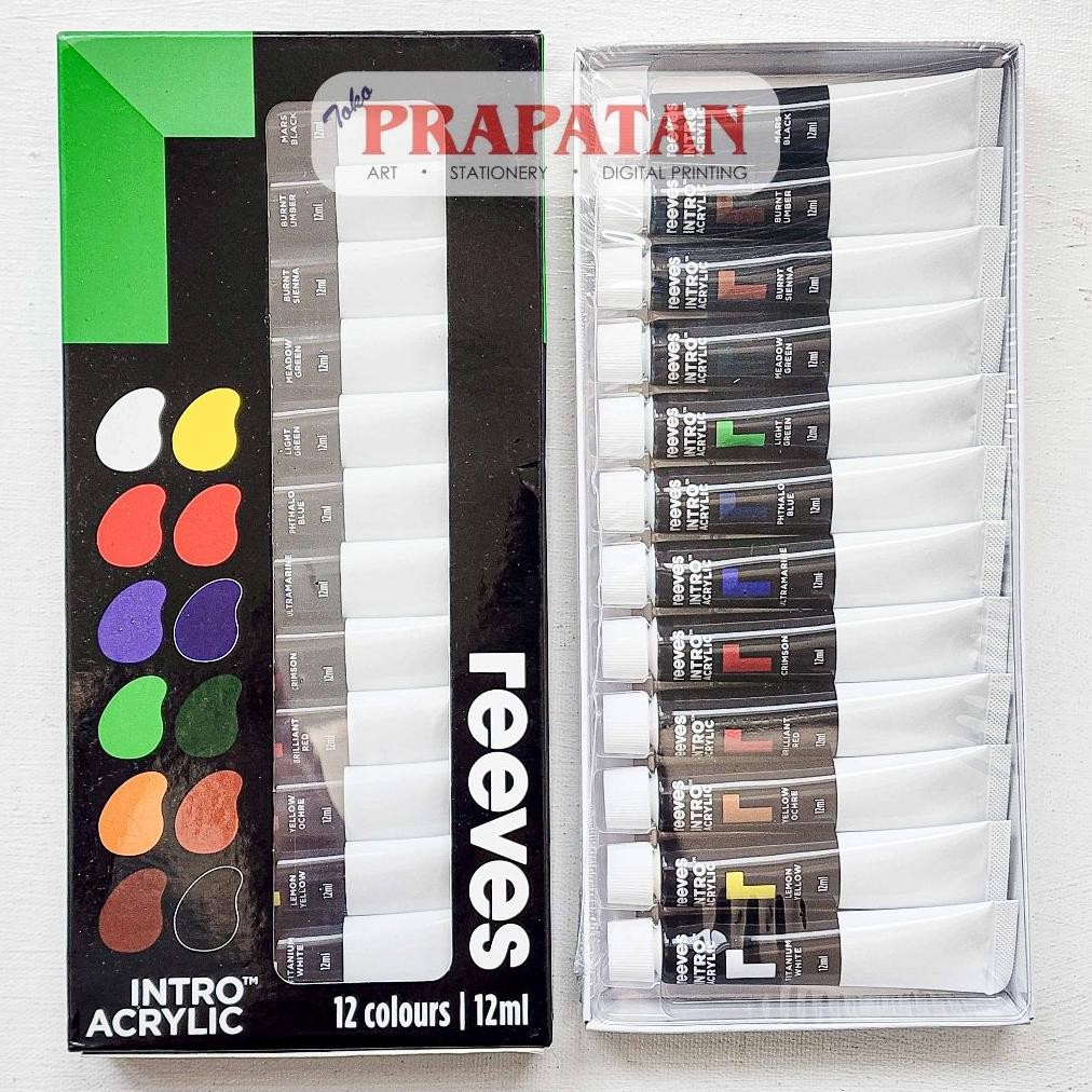 

Cat Akrilik Set Reeves INTRO 12x12ml | Reeves Acrylic Set AST