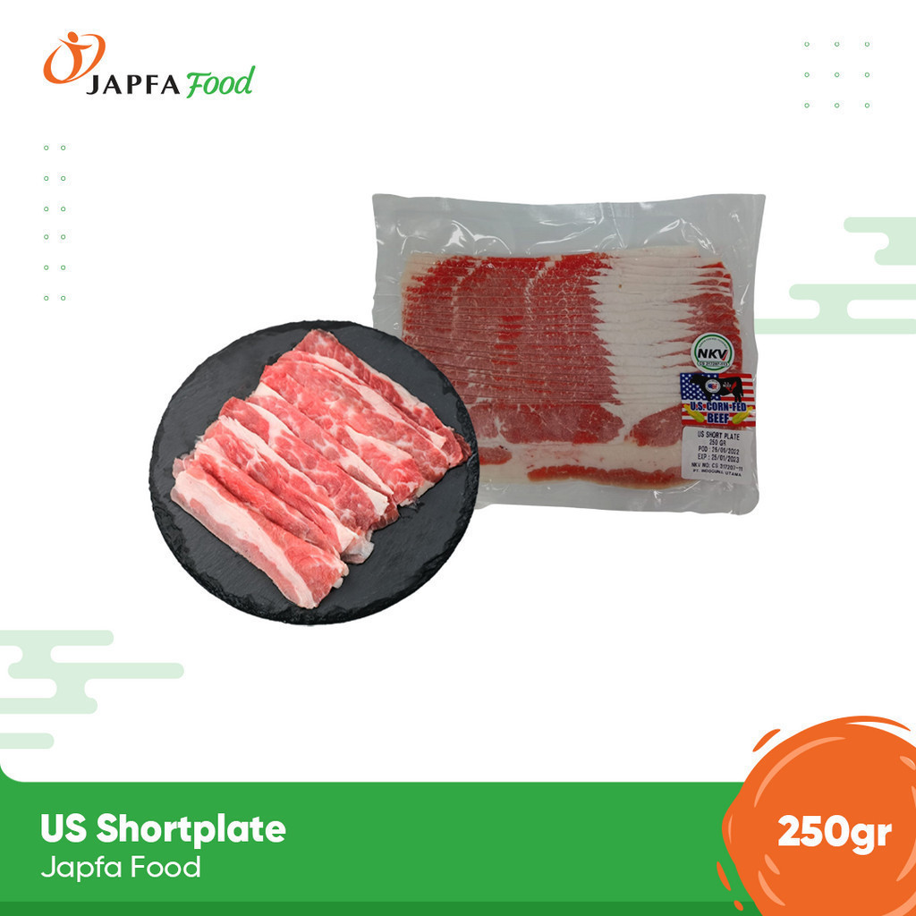 

Daging Sapi US Shortplate Beef Slice 250 gr
