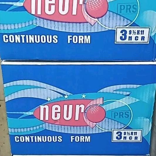 

Kertas Continuous Form Neuro 9.5x11 3 Ply Bagi 2 K3/2 NCR Print Paper AST