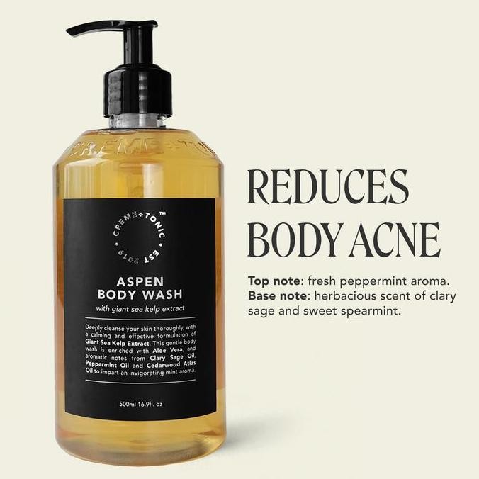 TERBARU - [BUNDLE] Creme and Tonic Body Wash + Marine Botanical Lotion