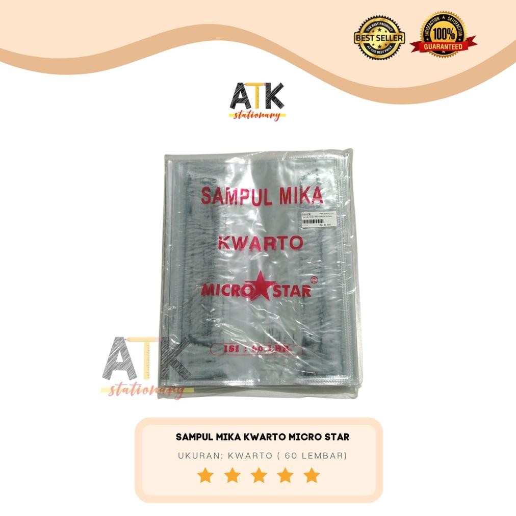 

Sampul Mika Plastik Buku Tulis Ukuran Kwarto atk AST