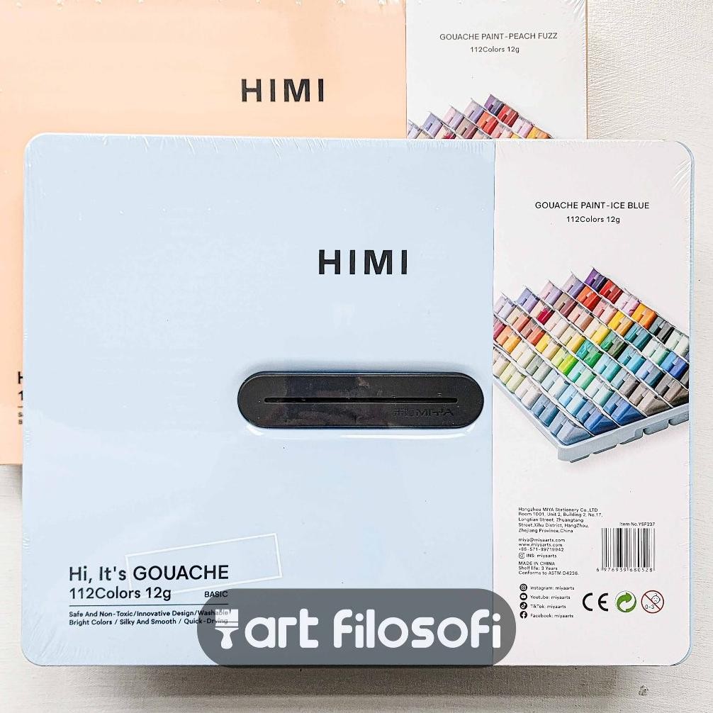

Miya Himi Gouache 112 Colors x 12g | Cat Air Gouache AST