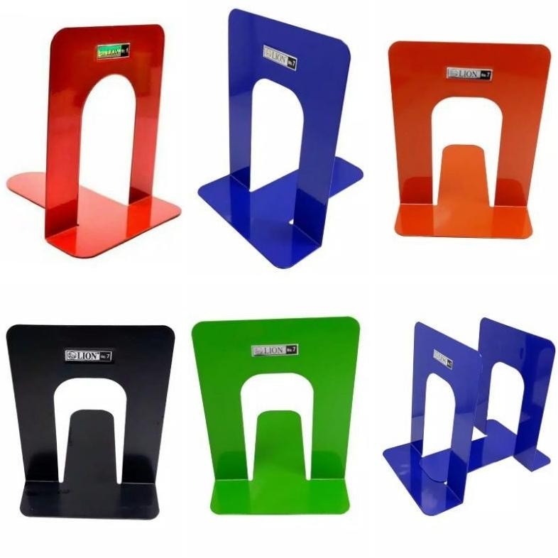 

Book End Pembatas Buku Besi No 7 Lion Set AST