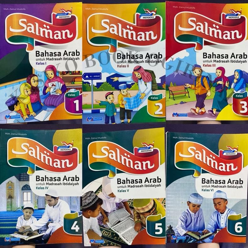 ORIGINAL SALMAN BAHASA ARAB UNTUK SD / MI KELAS 1 2 3 4 5 6 KURIKULUM MERDEKA MASMEDIA AST